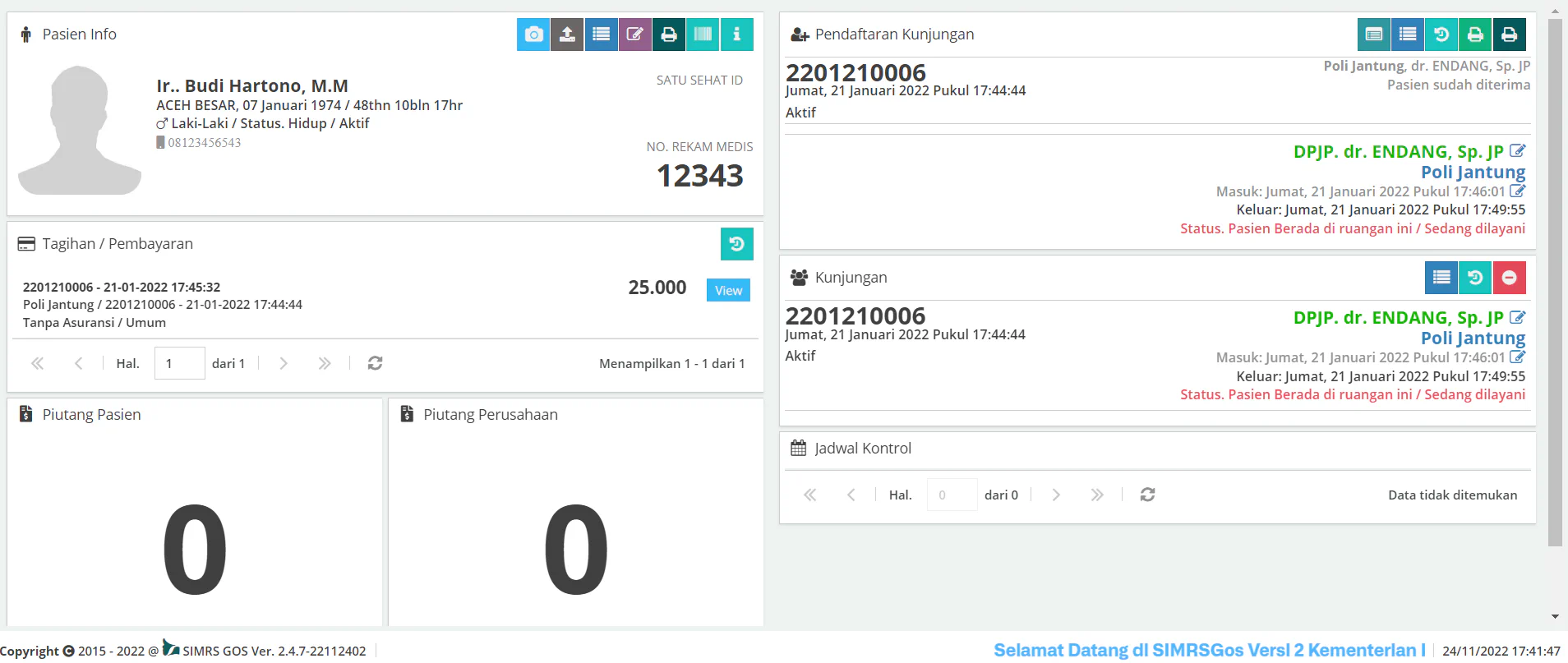 dashboarpasien